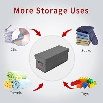 Amazon.com: NUSWOR Premium CD Storage Box | Stackable CD